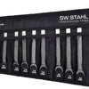 Sw stahl ratelsleutelset 03510l ring ratchet wrench set 8-19mm 12-tlg.