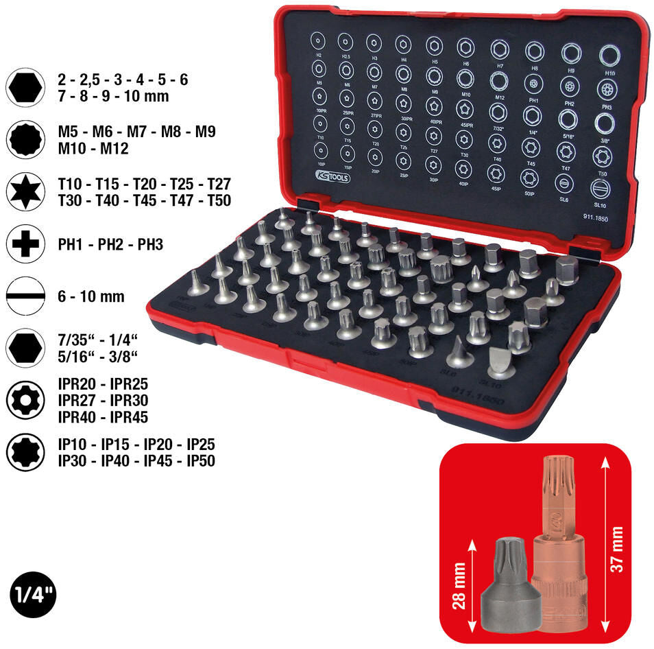 STRUMENTI KS STRUMENTI SET SCOPE SET 1 4 SHORT 50PCS.