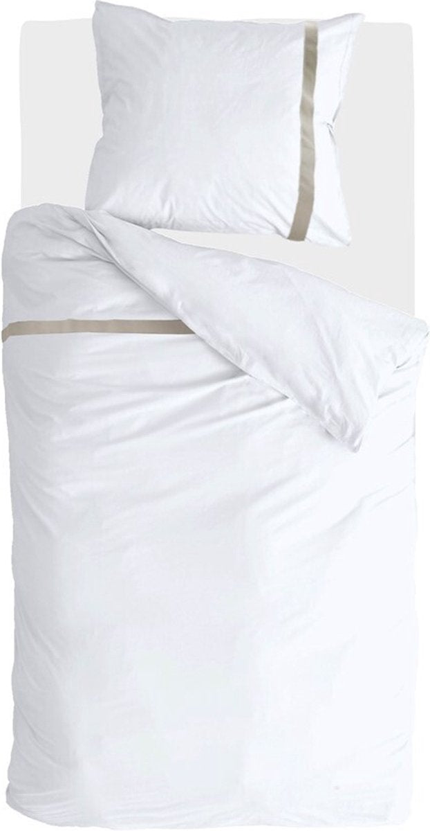 Copripiumino Walra chic senza tempo - 140x220 - 100% cotone (bci) - bianco