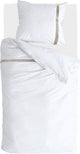 Copripiumino Walra chic senza tempo - 140x220 - 100% cotone (bci) - bianco