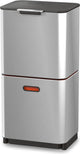 Joseph joseph intelligent waste prullenbak totem max - 60 l - zilver