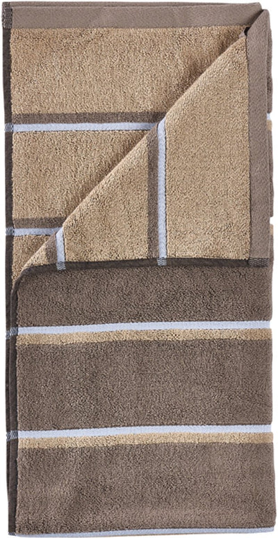 Asciugamano sauna Zone Denmark 100 x 50 cm tortora cammello azzurro