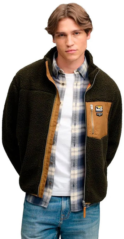 Superdry - mountain full zip fleece - men - hoodies
