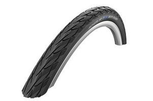 Buitenband Schwalbe Delta Cruiser Plus PunctureGuard 26 x 1 3 8 37-590 mm - zwart met reflectie