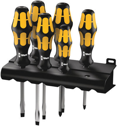 Wera 932 S 6 cacciavite Imposta Kraftform + Porta