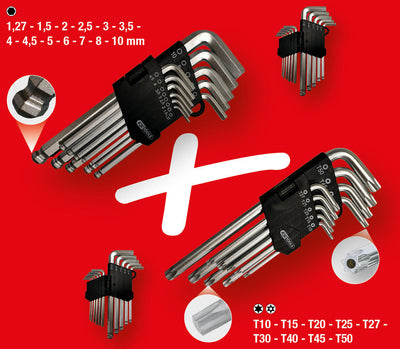 KS Tools Offset Llence Conjunto de 22tlg.