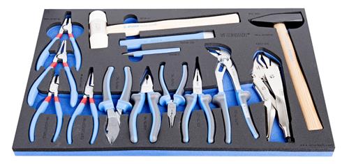 Juego de alicates y martillo para incrustaciones unior 964 32asos