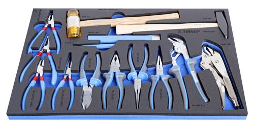 Set di pinze doppie e martelli Unior per intarsi 964 51sos