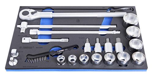 Juego de llaves de vaso embutidas Unior 964 53sos