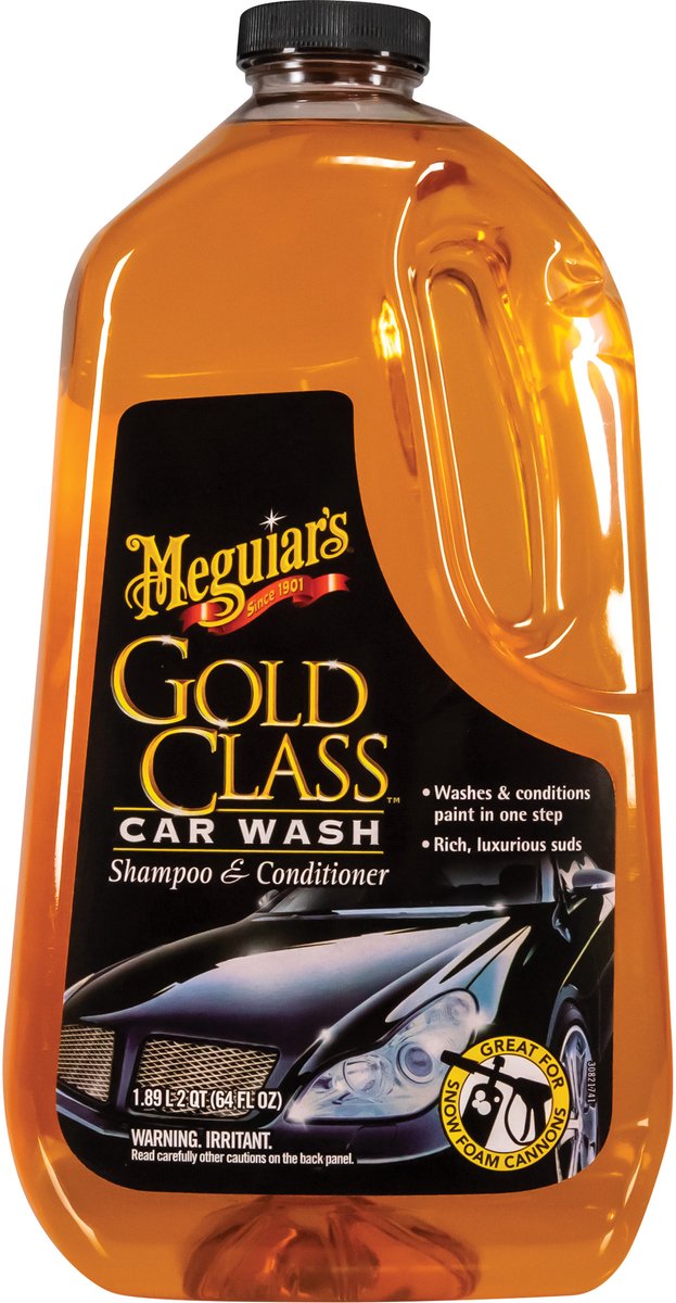 Meguiar's meguiar’s gold class car wash – 1,89l – luxe autoshampoo conditioner – glans lakverzorging