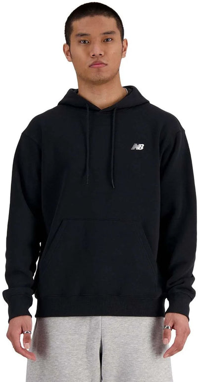 Maglione da uomo con cappuccio in pile New Balance Sport Essentials - nero