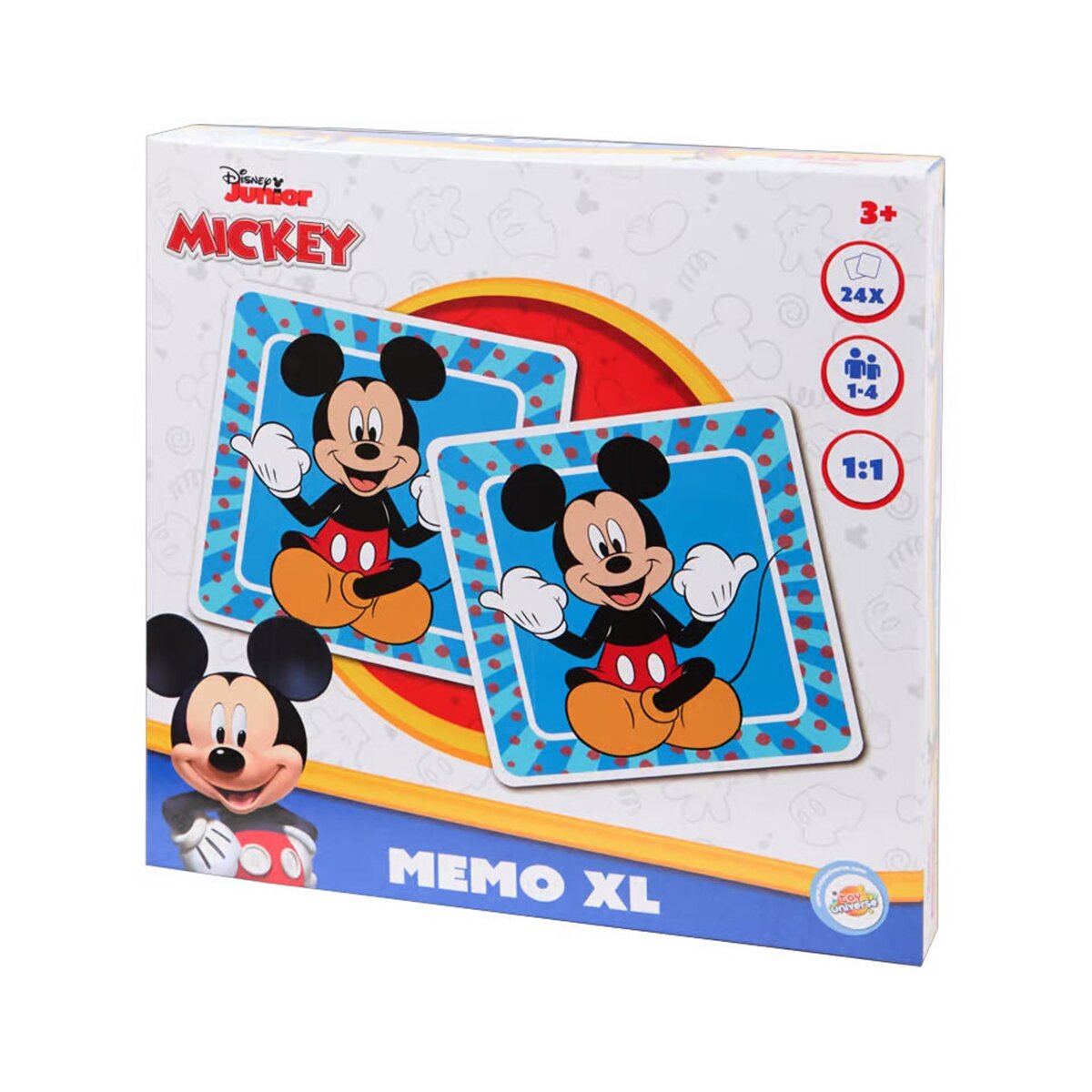 Intro Disney Mickey Fun Memo Game XL 24 pezzi