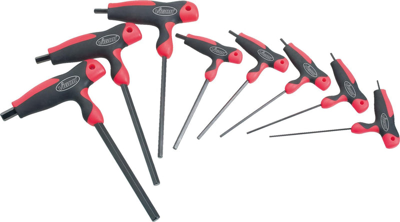 Vigor T-Grip Charrover Set a 6 bordo