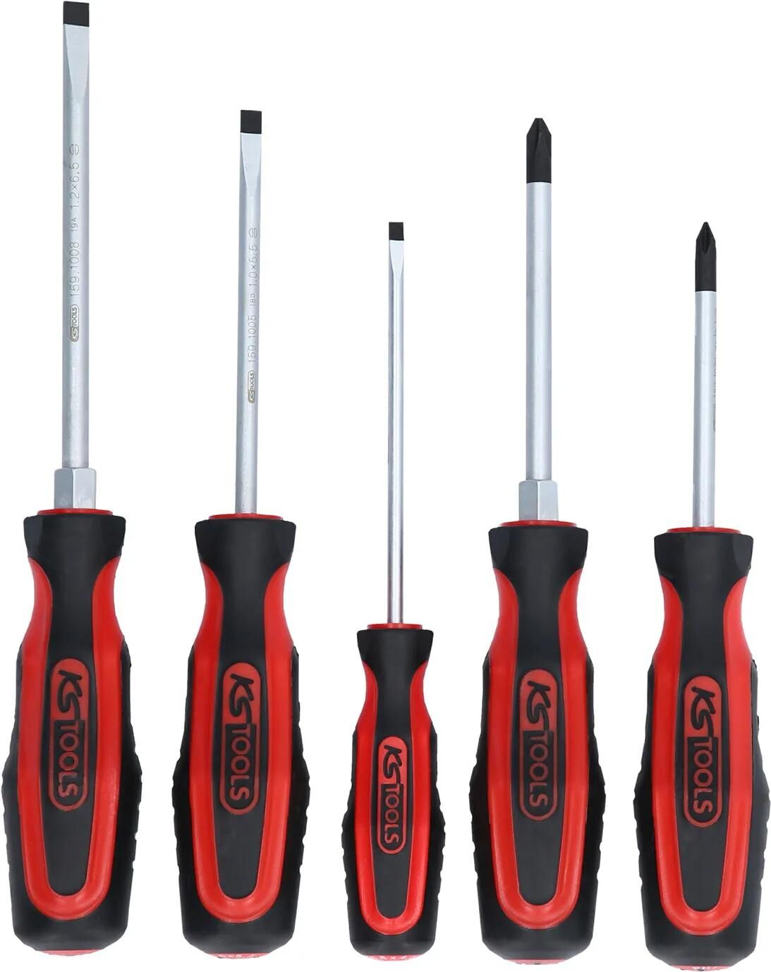 KS Strumenti Set di cacciavite Imposta ErgoTorque+ 5 pezzi.