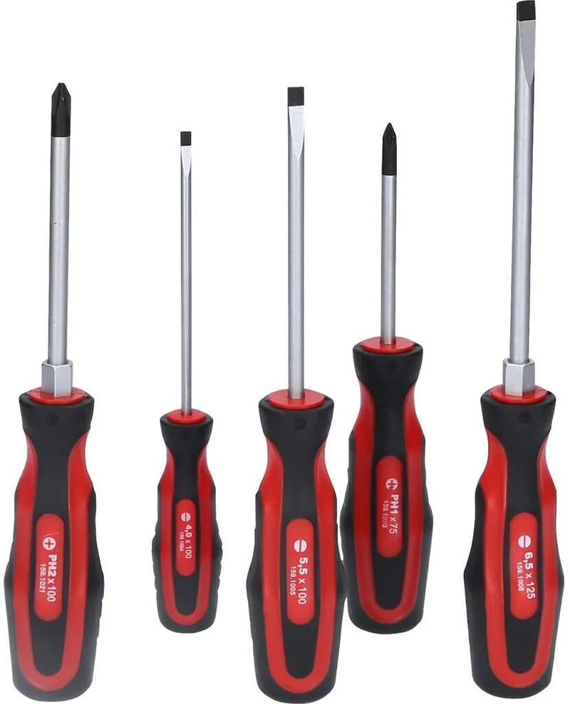 KS Strumenti Set di cacciavite Imposta ErgoTorque+ 5 pezzi.