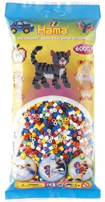 Mezcla de color Hama Iron Beads (00), 6000.