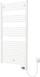 Scaldasalviette elettrico Plieger elba – scaldasalviette – con cronotermostato – 126,2 cm x 60 cm – 700 watt – bianco
