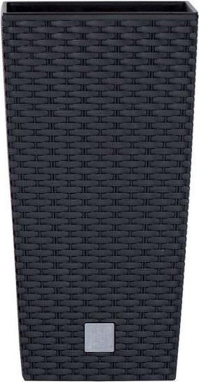 Prosperplast - flower pot planter with square insert drts265-s433 - anthracite