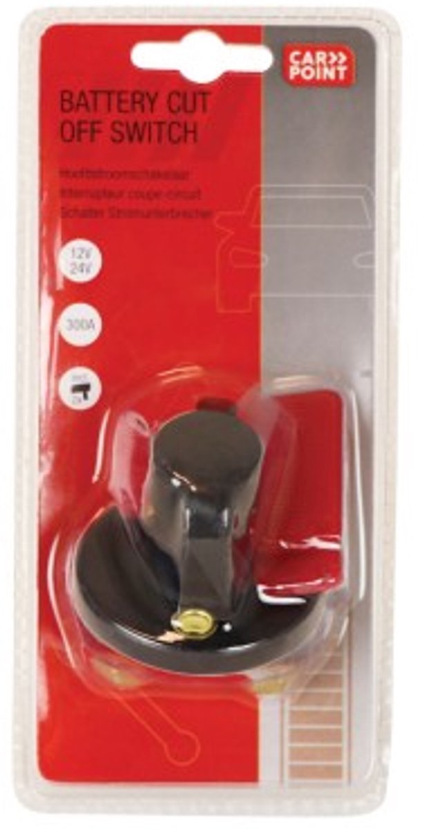 Interruptor principal Carpoint - 6-24v - 300a - con 2 llaves - protección de batería - interruptor de emergencia - universal