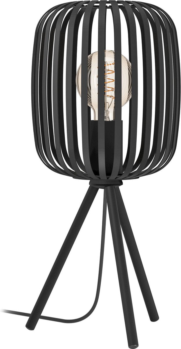 Lámpara de mesa Eglo romazzina - e27 - ø 20 cm - negro