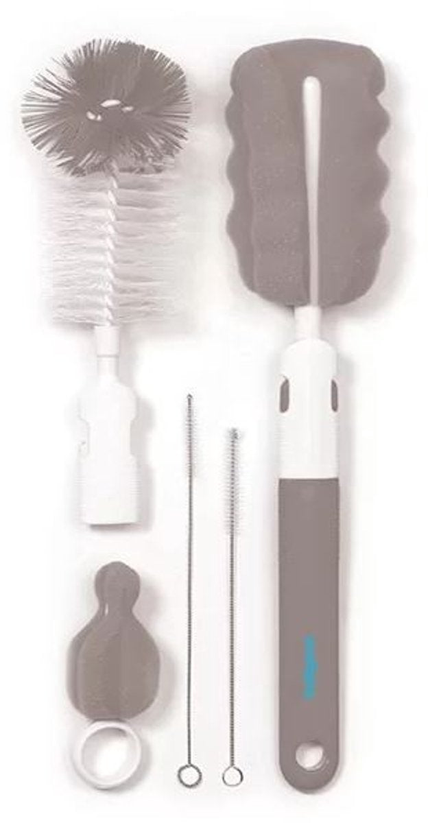 Babyono set de cepillos para biberón antracita