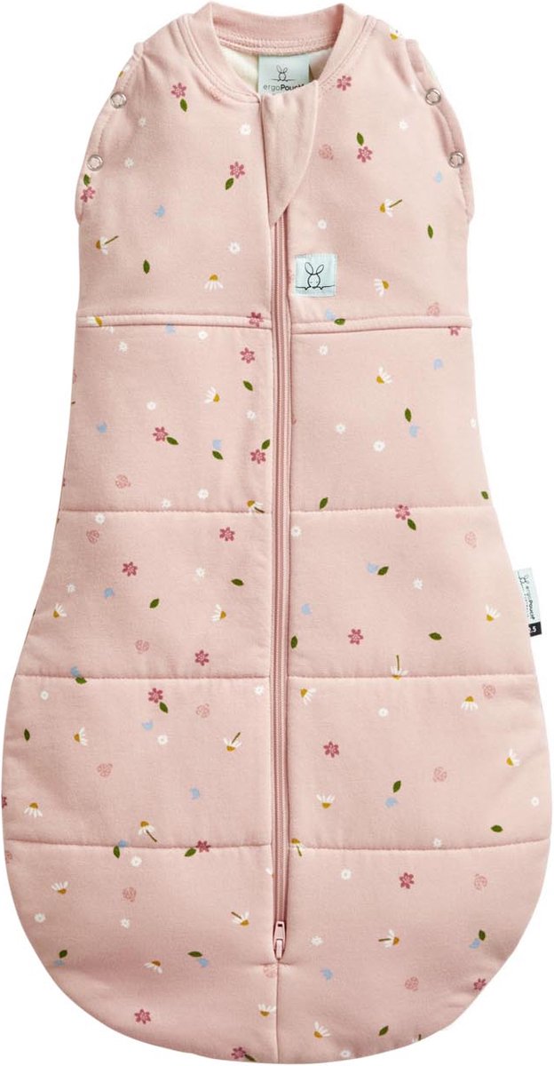 Saco de dormir envolvente Ergopouch capullo - 2,5 tog - saco de dormir para bebé - saco de dormir envolvente - sacos de dormir -3-6 md -margaritas