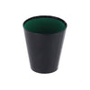 Tazza di dadi di base 9 cm verde nero