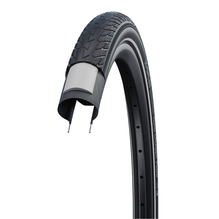 Schwalbe Tire Road Cruiser más 55-622 (28x2.15) Negro