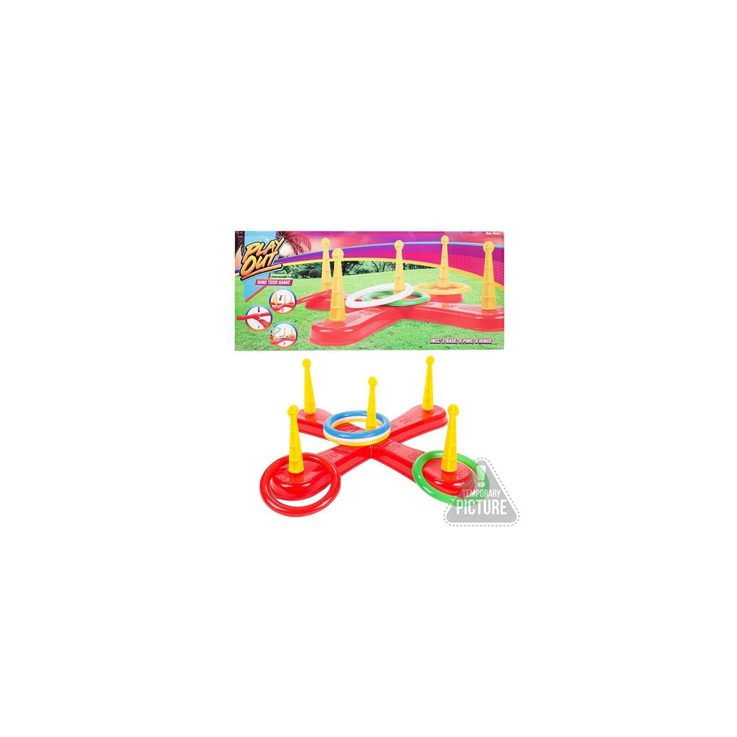 Toi-toys Gioca a Ringorwerppel Bright con 5 anelli