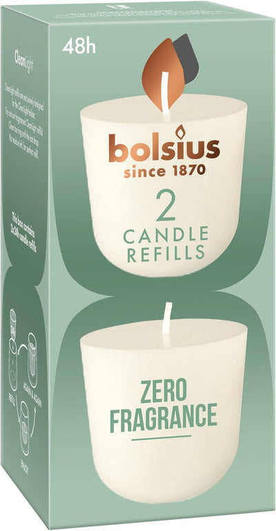 Candela profumata Bolsius ricarica zero -