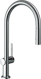 Hansgrohe m54 - rubinetto cucina talis con doccetta estraibile, cromo 72800000