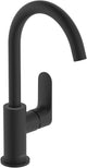 Hansgrohe rebris s - miscelatore lavabo - funzionamento monocomando - con piletta - dimensione 210 mm - bocca girevole - nero opaco