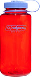 Nalgene - botella de boca ancha - botella para beber - botella de agua - a prueba de fugas - 1000ml - sin bpa - sustentable - mermelada de naranja