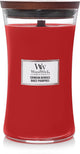 Woodwick hourglass large geurkaars - crimson berries - 130 branduren