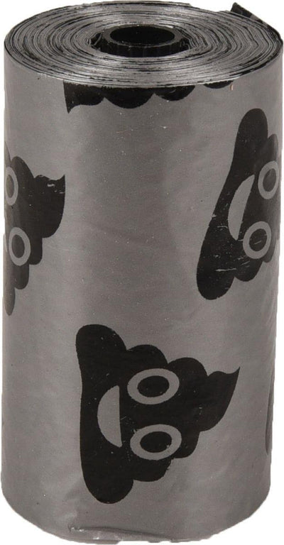 Flamingo - Sacchetti per escrementi per cani Forta - Grigio - 4 x 15 sacchetti