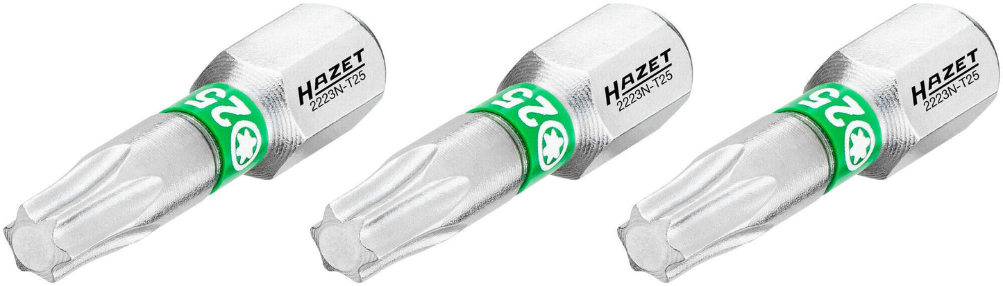 Set di bit Hazet 1 4, Torx, T25 2223N-T25 3 3 pezzi