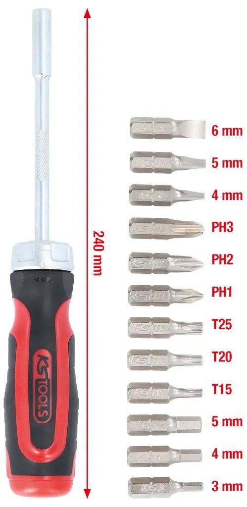 STRUMENTI KS Gracet-Bit-Strewdr. 12 in 1