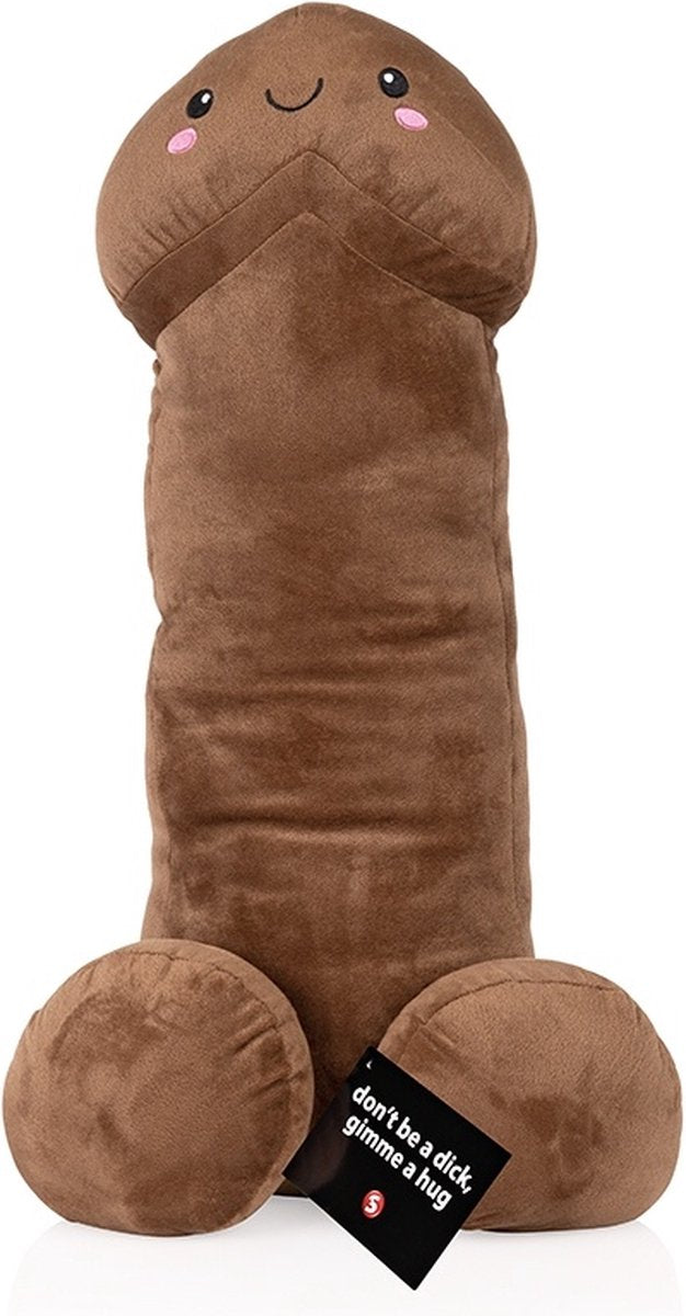 Shots - s-line sli216brn - peluche con pene - 24'' 60 cm - marrone