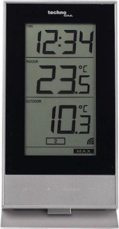 Stazione meteo Technoline ws 9900 - 85x166x56 mm - bianca - con 1 sensore esterno - tl-ws9900