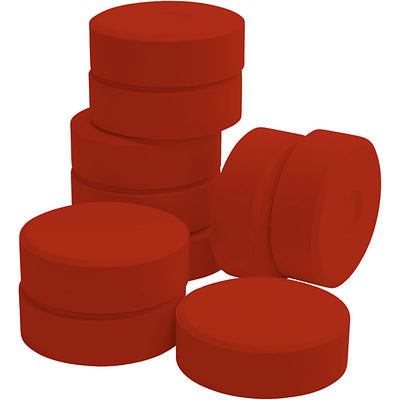 Colortime tempera acquarello liquido, h: 19 mm, d 57 mm, rosso cremisi, 10 pezzi 1 scatola