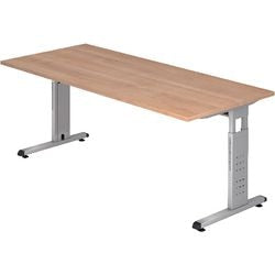 Escritorio Bach hammerer fox 19 n 180x80cm aglomerado melaminado nogal