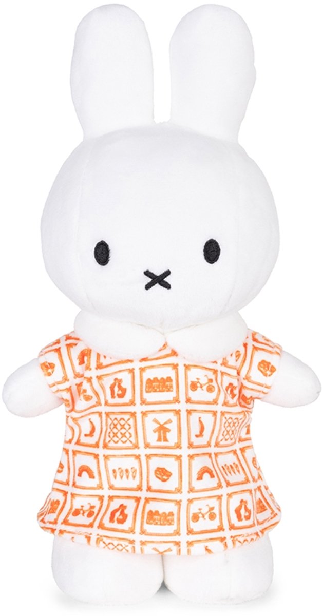 Giocattoli bon ton Miffy - vestito arancione delft - 24 cm