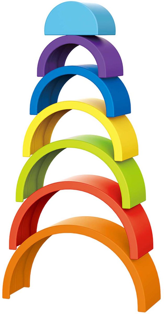 Little Stars Little Rainbow Stacking Tower a 7 pezzi