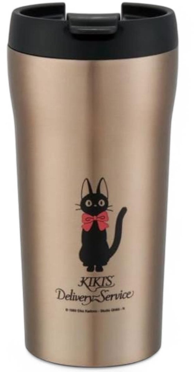 Skater ghibli - servizio di corriere volante di kiki - tazza da viaggio isotermica inossidabile compatta jiji 360ml