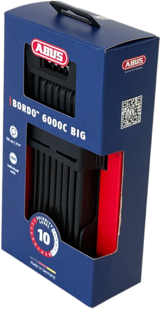 ABUS FOLDESLOT BORDO 6000C 120 Black SH