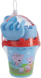 Creative craft group peppa pig cubo de playa azul - 5 uds.