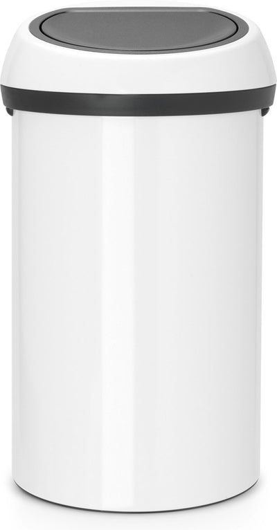 Pattumiera Brabantia touch bin - 60 litri - bianco