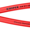 Knipex borgveertang ring pliers, inside j31 pol.pvc angled