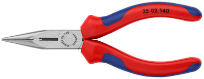 Knipex radiotang recht + zijsnijder 140 mm - 2502140