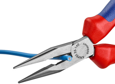 Knipex radiotang recht + zijsnijder 140 mm - 2502140